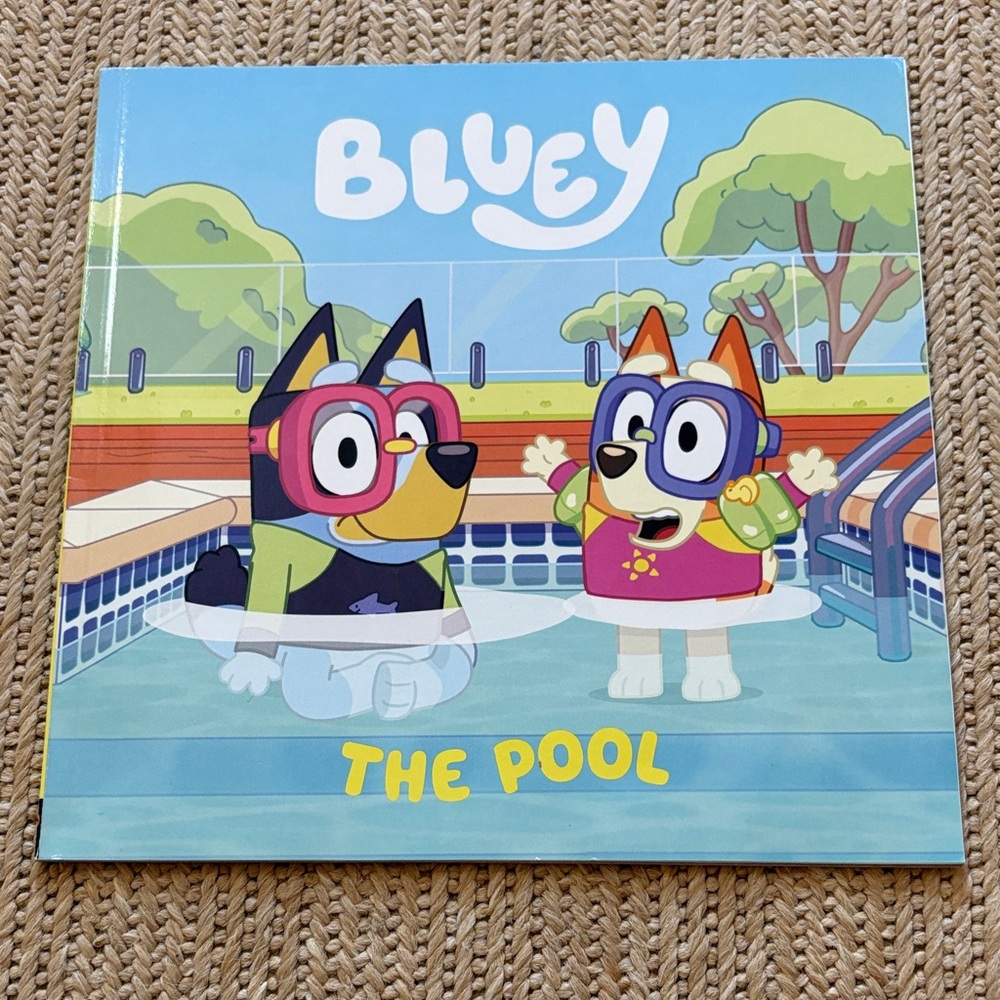 Bluey the pool book